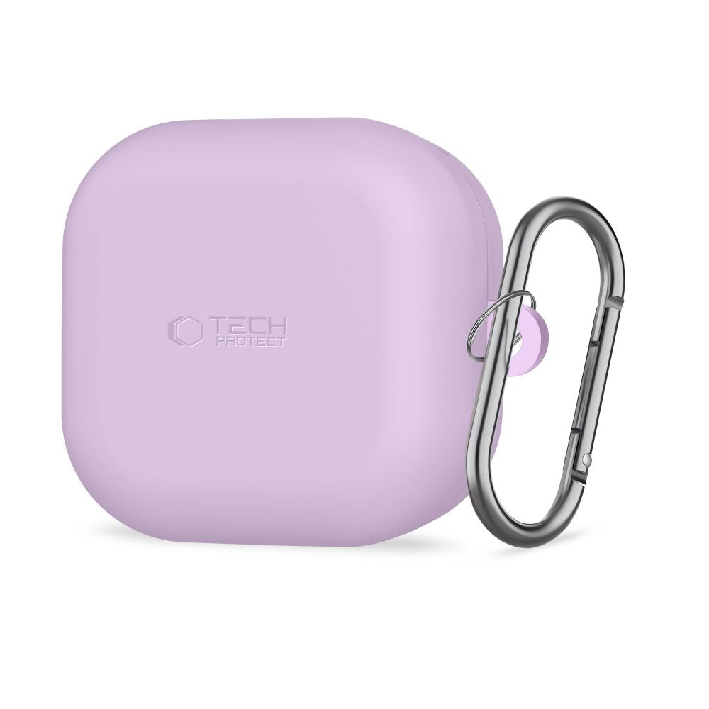 Tech-Protect Silicone Hook Case til Samsung Galaxy Buds 4 / 4 Pro - lilla