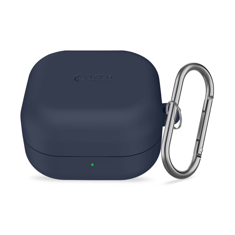 Tech-Protect Silicone Hook Case til Samsung Galaxy Buds 4 / 4 Pro - Navy Blue