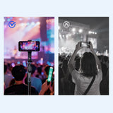 Selfie stick Orico SPM215 tripod 1/4" for phone camera with 360-degree rotation Bluetooth 5.2 - black