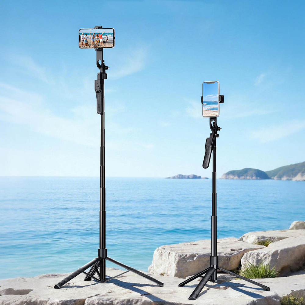 Selfie stick Orico SPM215 tripod 1/4" for phone camera with 360-degree rotation Bluetooth 5.2 - black