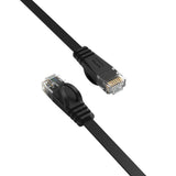 Orico PUG-C6B CAT6 1000Mbps RJ45 Ethernet Network Cable Internet LAN Flat 0.5m - Black