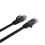 Orico PUG-C6B CAT6 1000Mbps RJ45 Ethernet Network Cable Internet LAN Flat 0.5m - Black