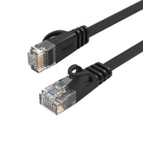 Orico PUG-C6B CAT6 1000Mbps RJ45 Ethernet Network Cable, Flat LAN, 2m, Black
