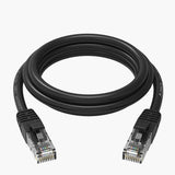 Orico PUG-C6 CAT6 1000Mbps RJ45 Ethernet Network Cable LAN Round 2m - Black