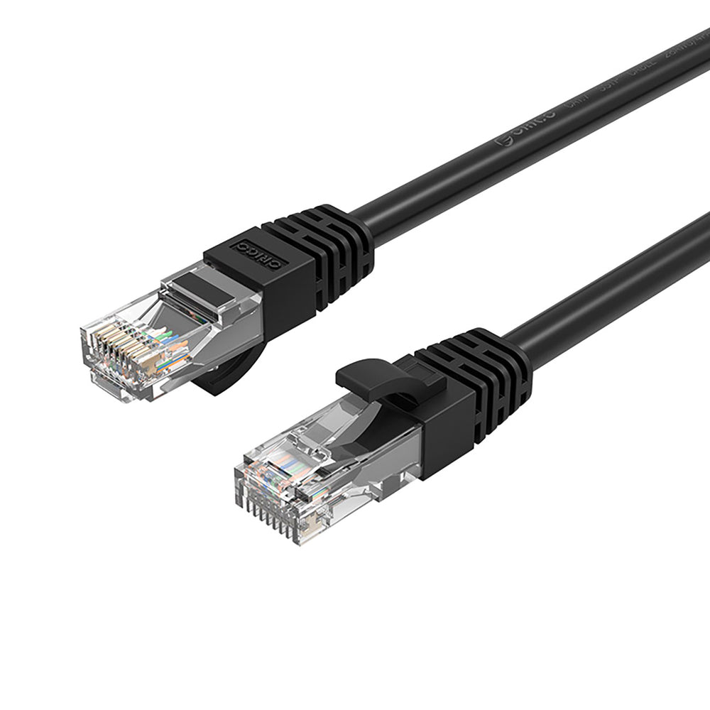 Orico PUG-C6 CAT6 1000Mbps RJ45 Ethernet Network Cable LAN Round 10m - Black