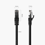 Orico PUG-C6 CAT6 1000Mbps RJ45 Ethernet Network Cable LAN Round 40m - Black