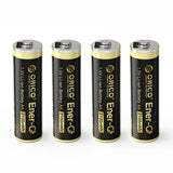 Orico Ener-G EG5C Lithium Battery 1.5V 2100mWh AA USB-C Rechargeable Battery with Charging Cable 4 pcs.