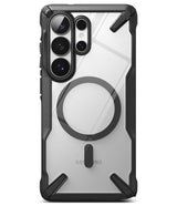 Ringke Fusion X Magnetisk MagSafe Case til Samsung Galaxy S26 Ultra - Klar sort