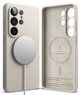 Ringke Silicone MagSafe Case til Samsung Galaxy S26 Ultra - Beige