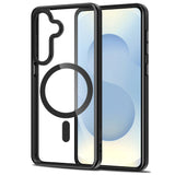 Tech-Protect Magmat MagSafe Case til Samsung Galaxy S26 - gennemsigtig sort