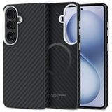 Tech-Protect Ion Carbon MagSafe Case til Samsung Galaxy S26 - sort og sølv