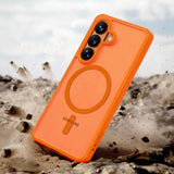 Tech-Protect Magmat MagSafe Case til Samsung Galaxy S26 - Orange Matte
