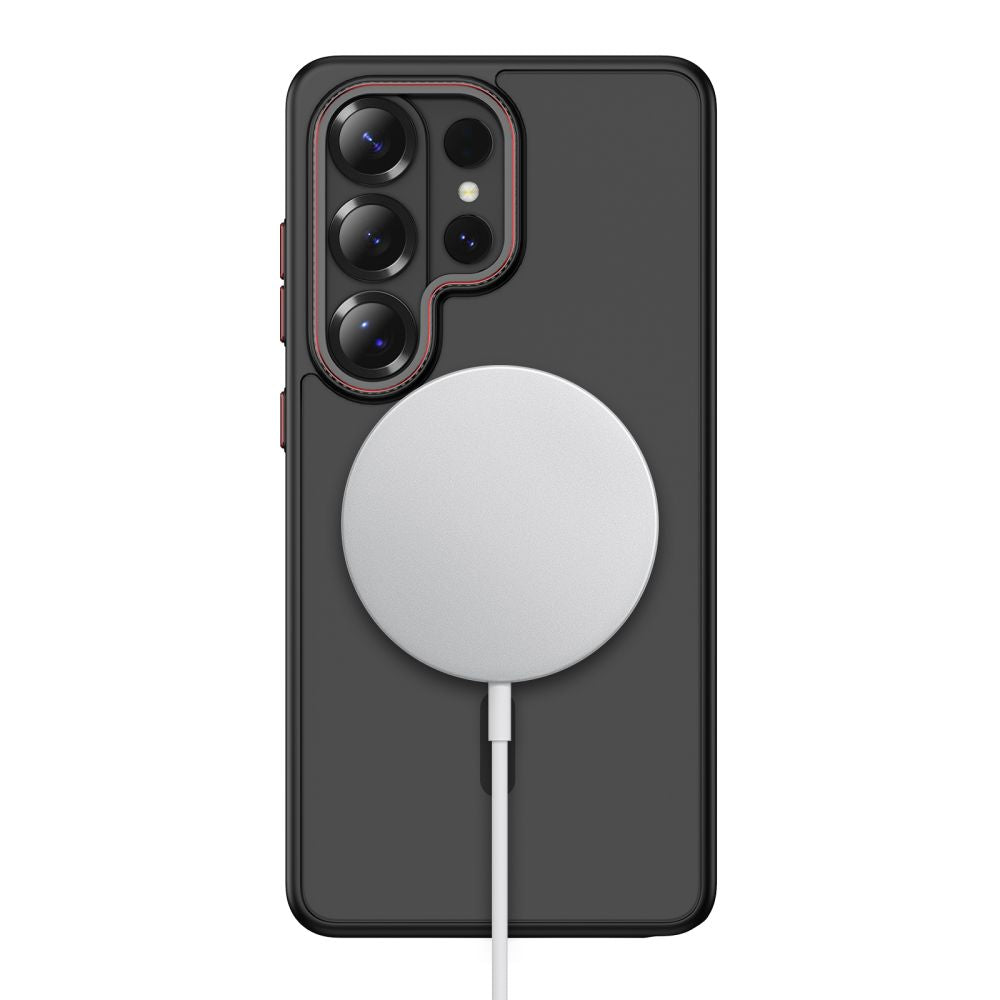 Tech-Protect MagCam MagSafe Case til Samsung Galaxy S26 Ultra - sort og rød