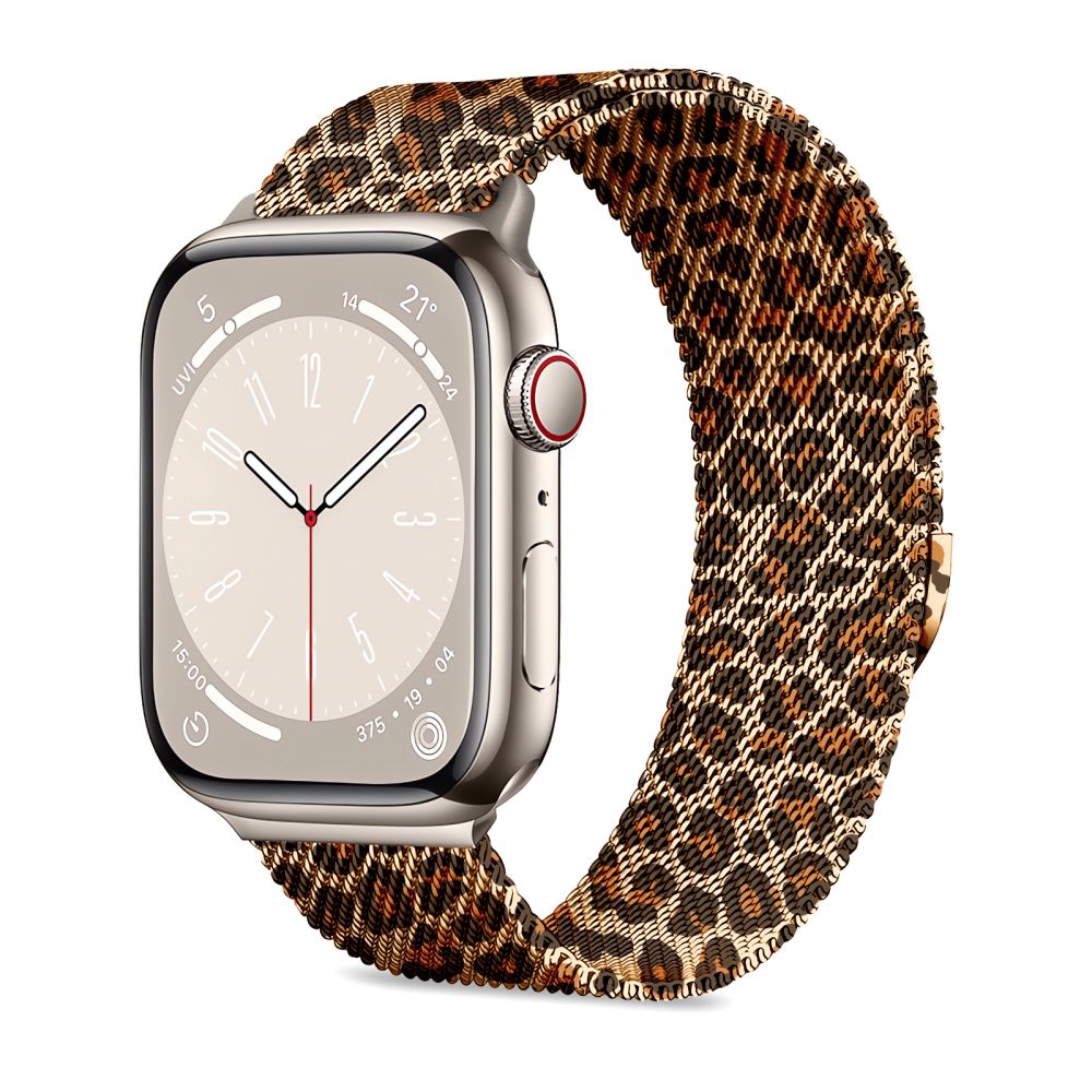 Tech-Protect Lamano strap for Apple Watch 40 / 41 / 42 mm - brown and black