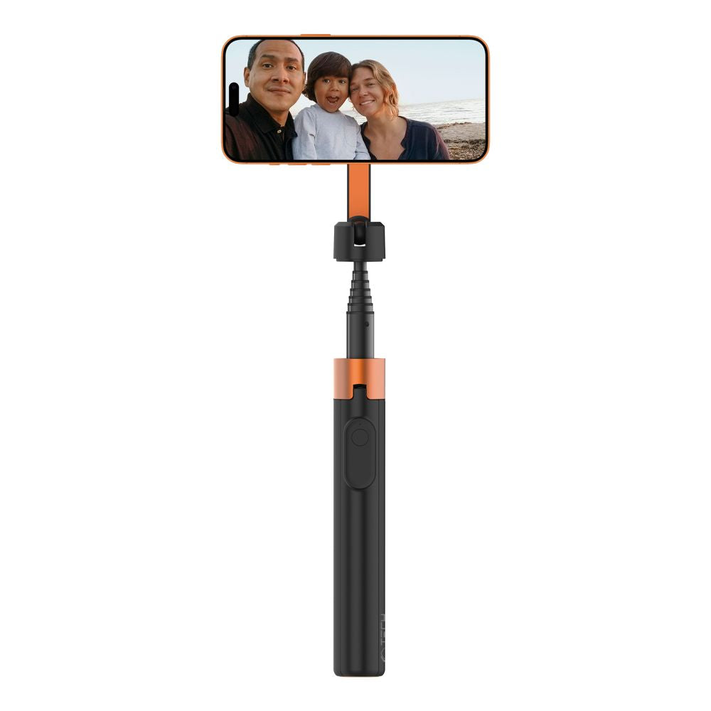 Tech-Protect L10S Bluetooth Selfie Stick Tripod - sort og orange