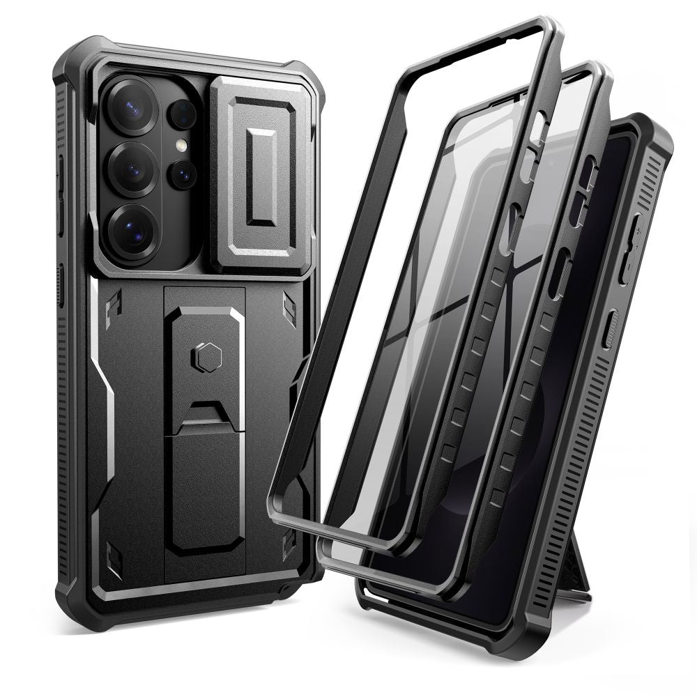 Tech-Protect Kevlar Cam+ Case til Samsung Galaxy S26 Ultra - sort