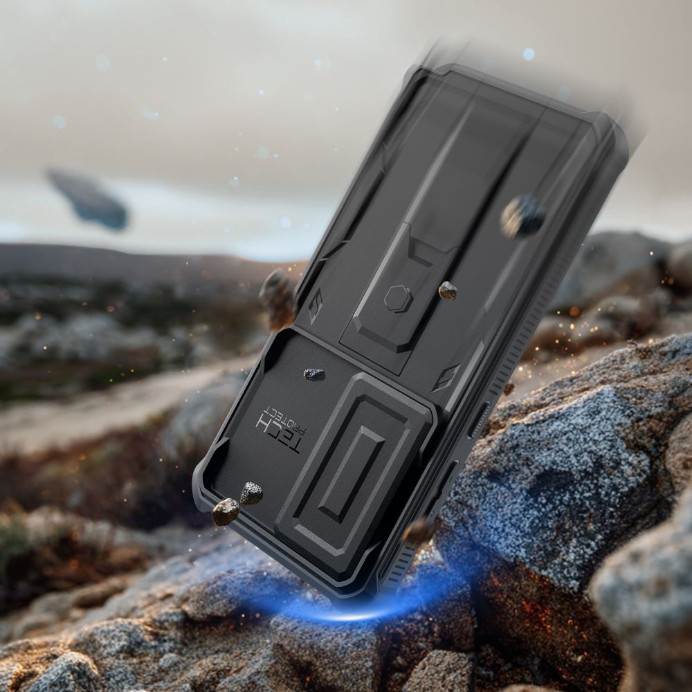 Tech-Protect Kevlar Cam+ Case til Samsung Galaxy S26 Ultra - sort