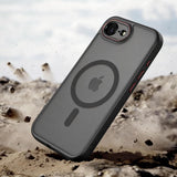 Tech-Protect MagCam Case til iPhone 16E / 17E - Halvt gennemsigtigt