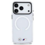 BMW M IML Shockproof Metal Logos MagSafe Case til iPhone 17 Pro Max - Gennemsigtig