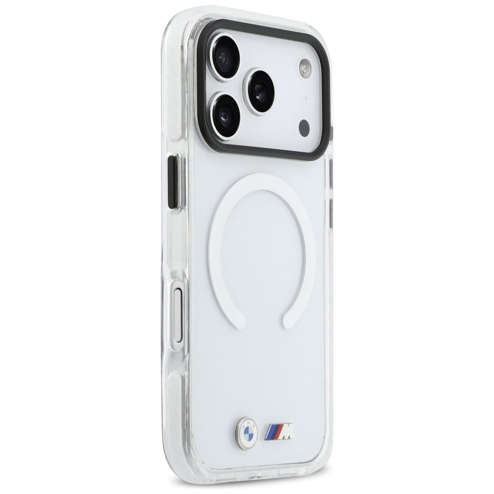 BMW M IML Shockproof Metal Logos MagSafe Case til iPhone 17 Pro - Klar