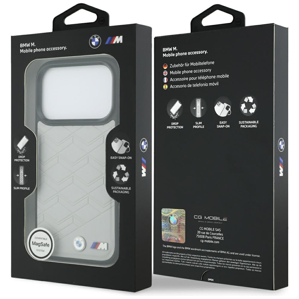 BMW M Shape Logo MagSafe Case til iPhone 17 Pro Max - Grå