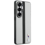BMW perforeret stribe logo MagSafe Case til Samsung Galaxy S26 Ultra - Grå