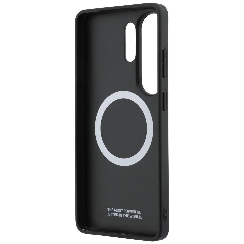 BMW perforeret stribe logo MagSafe Case til Samsung Galaxy S26 Ultra - Grå