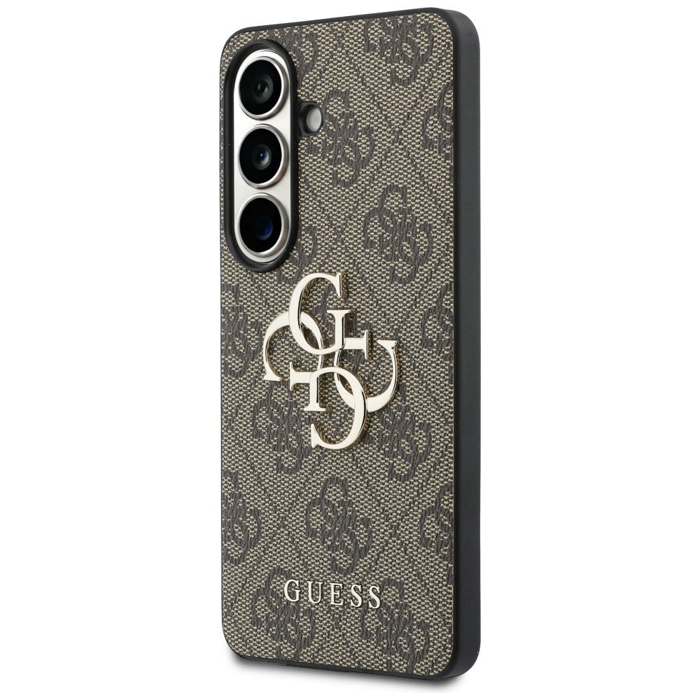Guess 4G Big Metal Logo Case til Samsung Galaxy S26 - Brunt