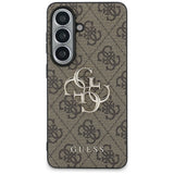 Guess 4G Big Metal Logo Case til Samsung Galaxy S26 - Brunt