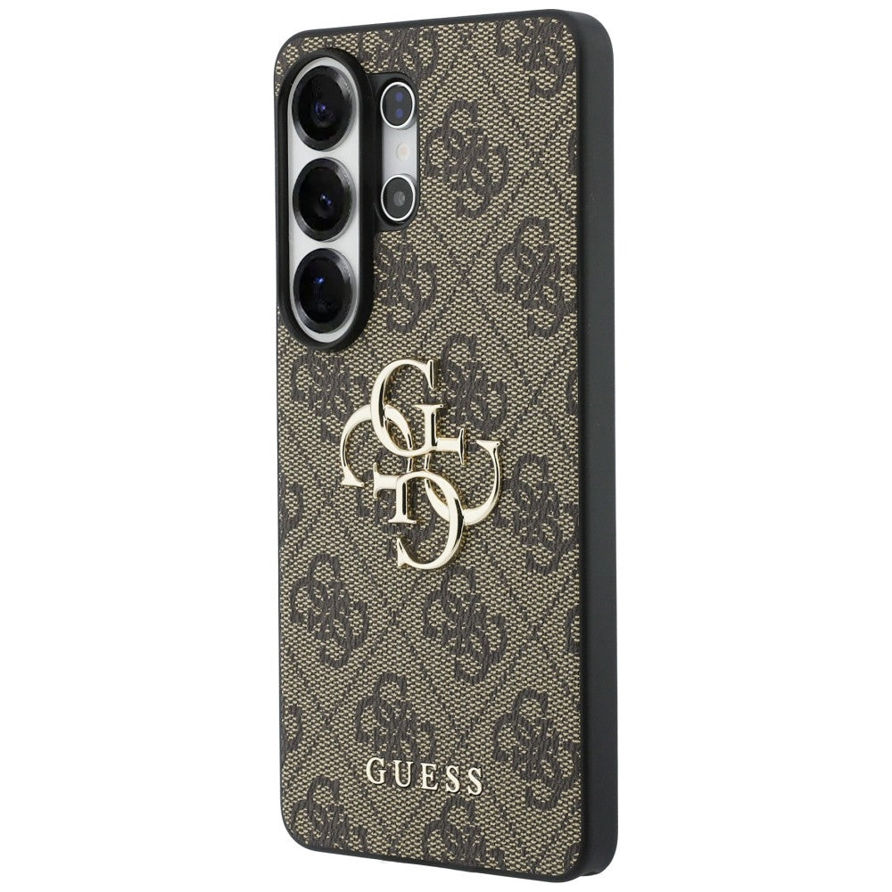 Guess 4G Big Metal Logo Case for Samsung Galaxy S26 Ultra - Brown
