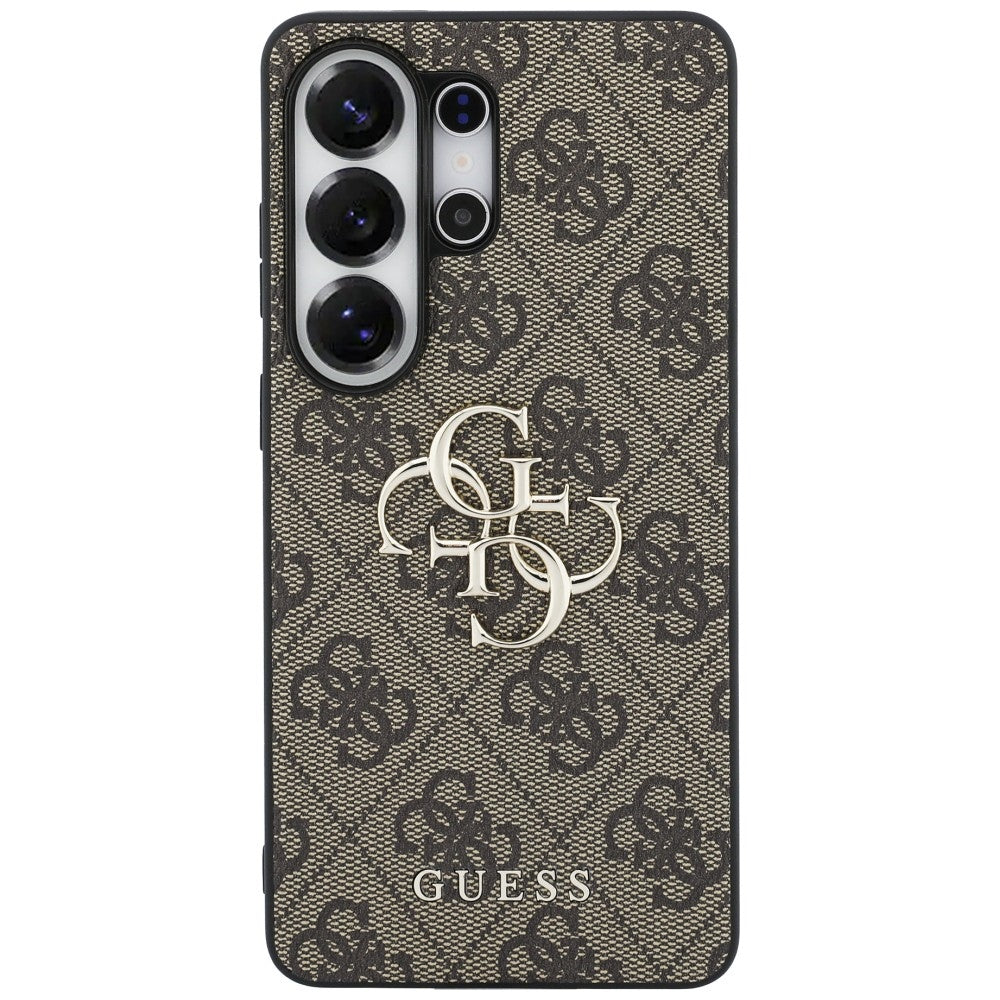 Guess 4G Big Metal Logo Case for Samsung Galaxy S26 Ultra - Brown