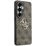 Guess 4G Big Metal Logo Case for Samsung Galaxy S26 Ultra - Brown