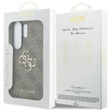 Guess 4G Big Metal Logo Case for Samsung Galaxy S26 Ultra - Brown