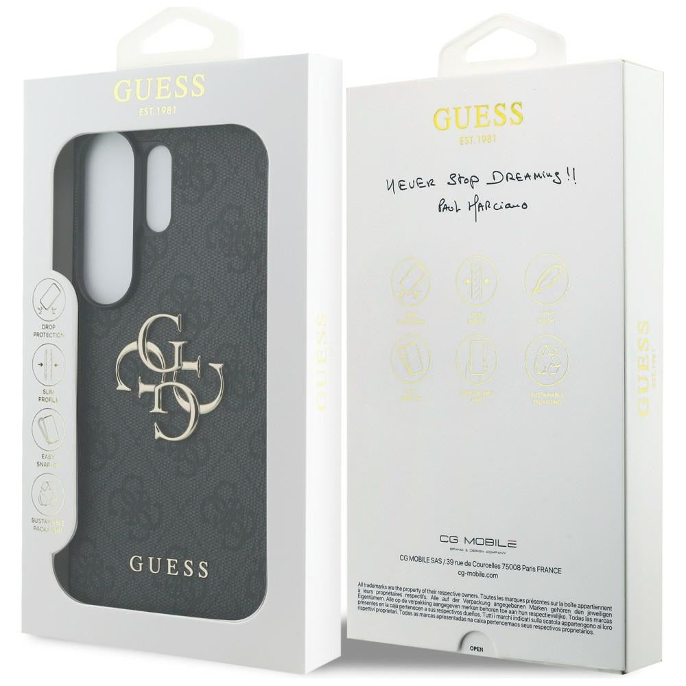 Guess 4G Big Metal Logo Case for Samsung Galaxy S26 Ultra - Black