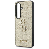 Guess Fixed Glitter Big 4G Metal Logo case til Samsung Galaxy S26 - guld