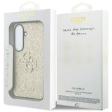 Guess Fixed Glitter Big 4G Metal Logo case til Samsung Galaxy S26 - guld