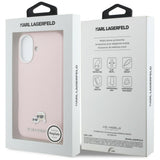 Karl Lagerfeld Karl & Choupette Head Pins Saffiano MagSafe Case til iPhone 17 - Pink
