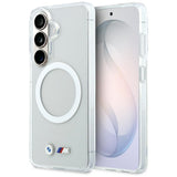 BMW IML slagsikret metal logo MagSafe Case til Samsung Galaxy S26 - Transparent