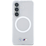 BMW IML slagsikret metal logo MagSafe Case til Samsung Galaxy S26 - Transparent