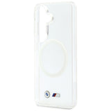 BMW IML slagsikret metal logo MagSafe Case til Samsung Galaxy S26 - Transparent