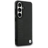 BMW læder MagSafe Hot Stamp Case til Samsung Galaxy S26 Plus - sort