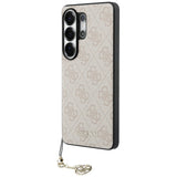 Guess 4G Classic Logo Charm MagSafe Case for Samsung Galaxy S26 Ultra - Pink