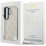 Guess 4G Classic Logo Charm MagSafe Case for Samsung Galaxy S26 Ultra - Pink