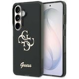 Guess IML Big Metal 4G Script-kasse til Samsung Galaxy S26 - sort