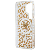 Guess IML Leopard Print Triangle MagSafe Case til Samsung Galaxy S26 Ultra - Brunt