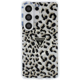 Guess IML Leopard Print Triangle MagSafe Case til Samsung Galaxy S26 Ultra - sort