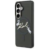 Karl Lagerfeld IML KC Script MagSafe Case til Samsung Galaxy S26 - sort