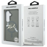 Karl Lagerfeld IML KC Script MagSafe Case til Samsung Galaxy S26 Plus - sort