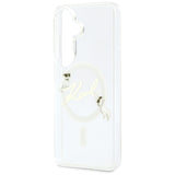 Karl Lagerfeld IML KC Script MagSafe Case til Samsung Galaxy S26 Plus - gennemsigtigt