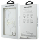 Karl Lagerfeld IML KC Script MagSafe Case til Samsung Galaxy S26 Plus - gennemsigtigt